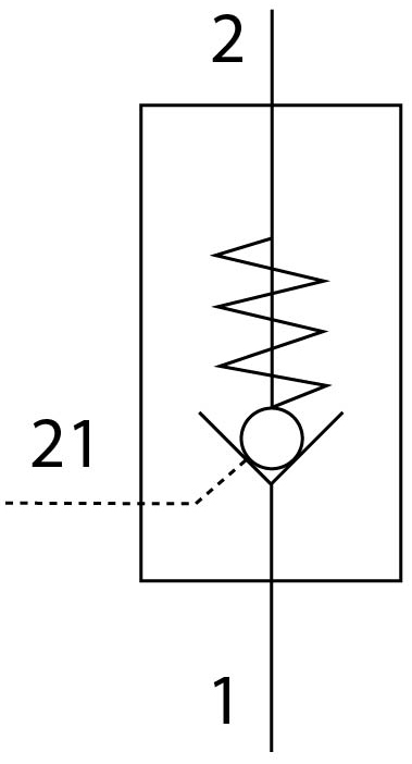 Изображение товара Управляемый обратный клапан Festo HGL-1/4-B